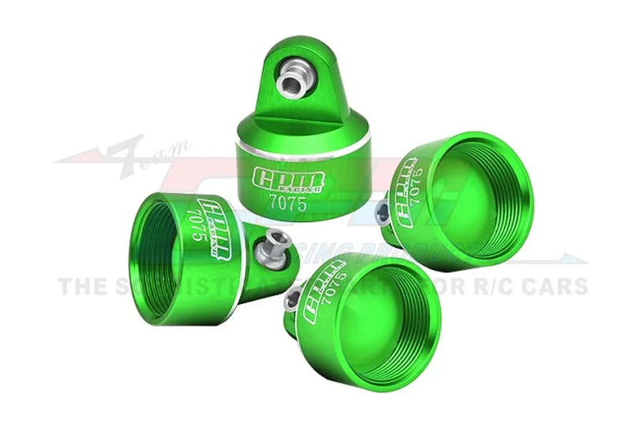 GPM Aluminium Shock Absorber Caps 4Pcs - Green image 1