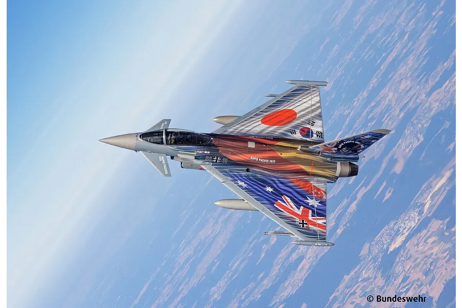 Revell 1/72 Eurofighter Rapid Pacific &amp;quot;Air Ambassador&amp;quot; Scaled Plastic Model Kit image 97959