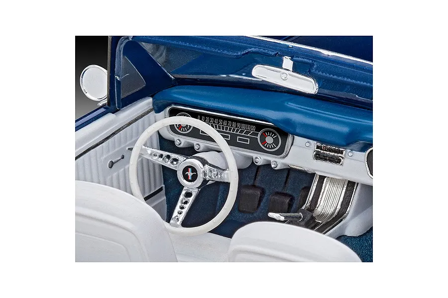 Revell 1/24 1964 Ford Mustang &amp;quot;60 Years&amp;quot; Car Scaled Plastic Model Starter Kit image 97981