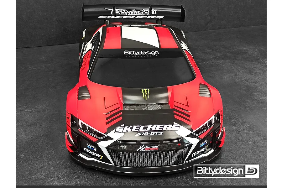 Bittydesign 1/8 AR8-GT3 1mm Unpainted Body Shell w/ Decals image 98045