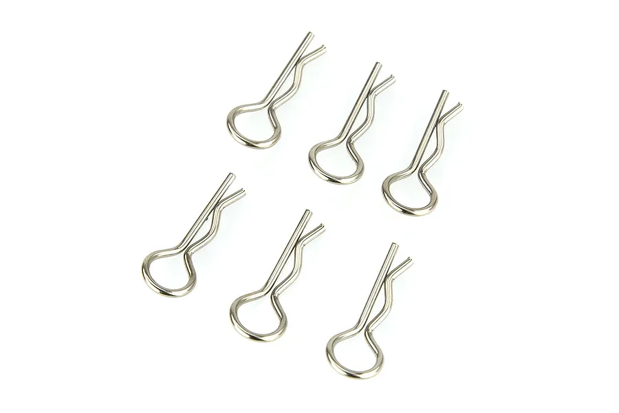 HSP 1mm Silver Body Pins 6Pcs image 9806