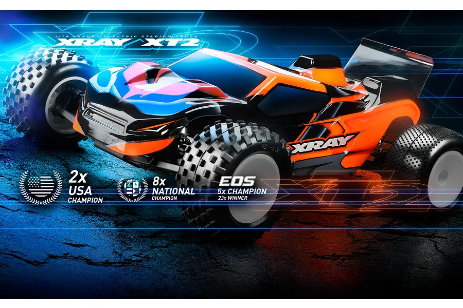XRAY XT2&amp;#039;24 Spec RC Stadium Truck Electric 2WD 1/10 Scale Kit image 98093