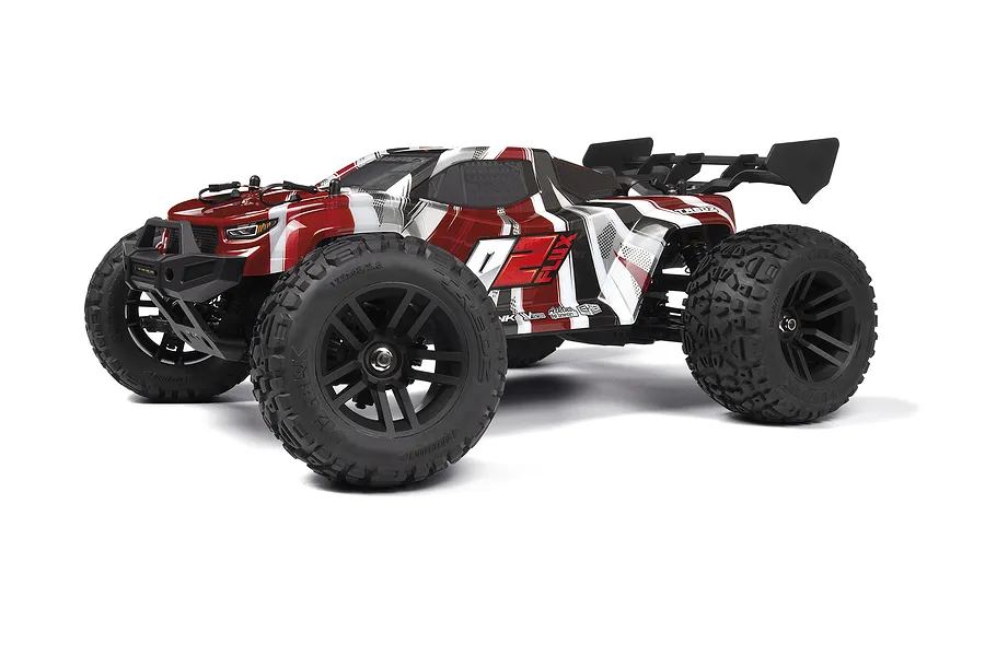 Maverick Quantum2 XT Flux RC Stadium Truck Electric Brushless 4WD 1/10 Scale RTR - Red image 98118