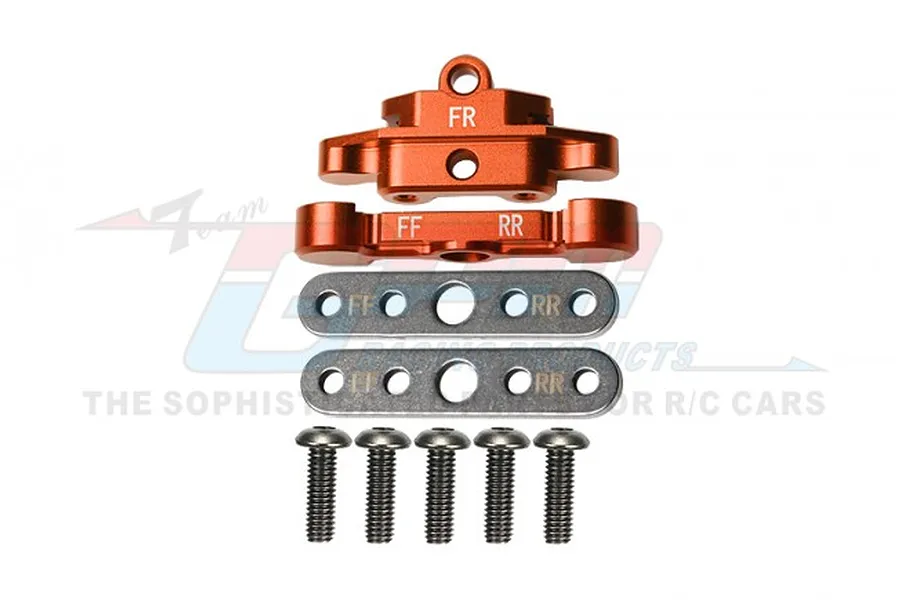 GPM Aluminium Front Lower Suspension Arm Tie Bar Set - Orange image 98300