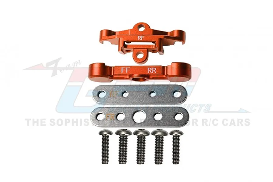 GPM Aluminium Rear Lower Suspension Arm Tie Bar Set - Orange image 98303