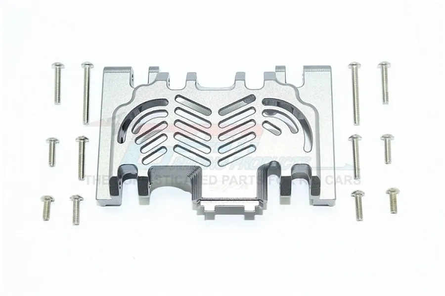 GPM Aluminium Gear Box Skid Plate Set - Grey Silver image 98304