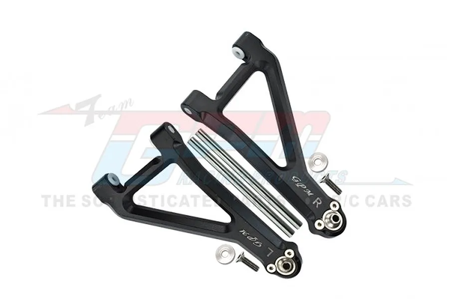 GPM Aluminium Front Upper Suspension Arms 2Pcs - Black image 98306