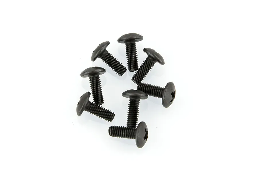 HSP 3x8mm Fine Thread Button Head Screws 8Pcs image 9837