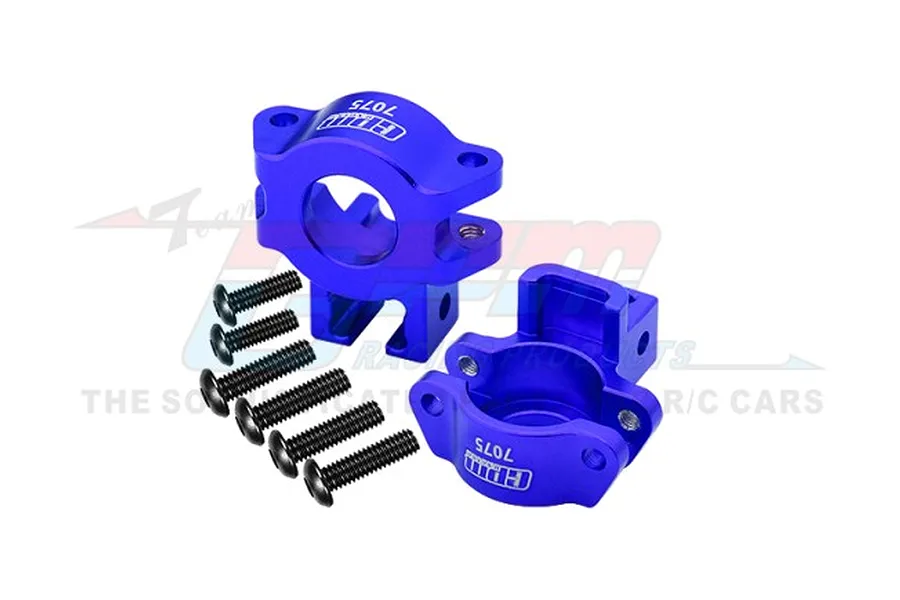 GPM Aluminium Rear Hub Carriers 2Pcs - Blue image 1
