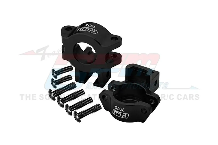 GPM Aluminium Rear Hub Carriers 2Pcs - Black image 1