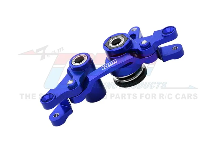 GPM Aluminium Steering Assembly Set w/ Bearings - Blue image 98375