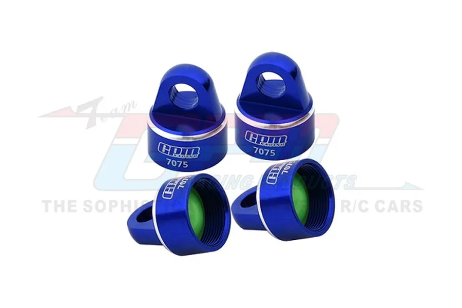 GPM Aluminium Shock Caps 4Pcs - Blue image 98416