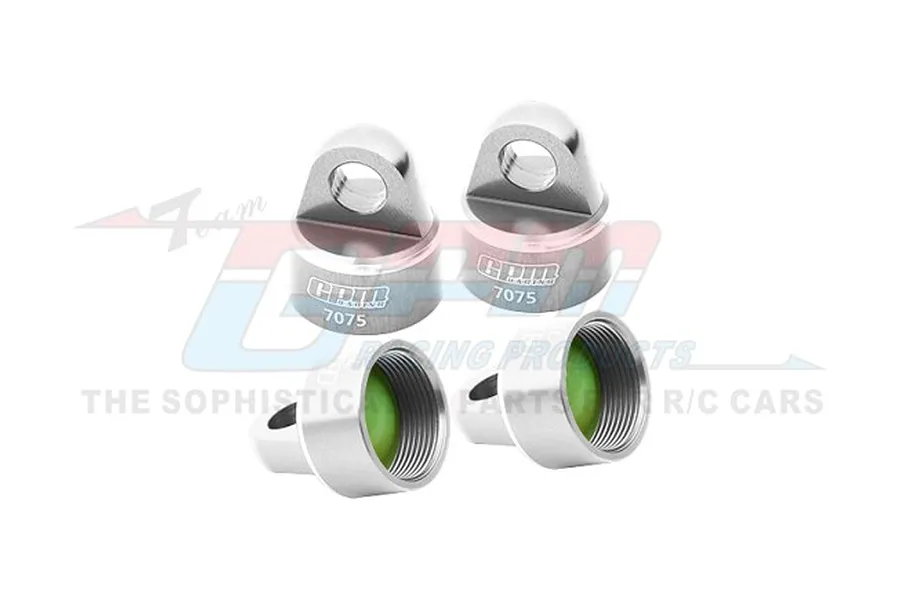 GPM Aluminium Shock Caps 4Pcs - Silver image 98421