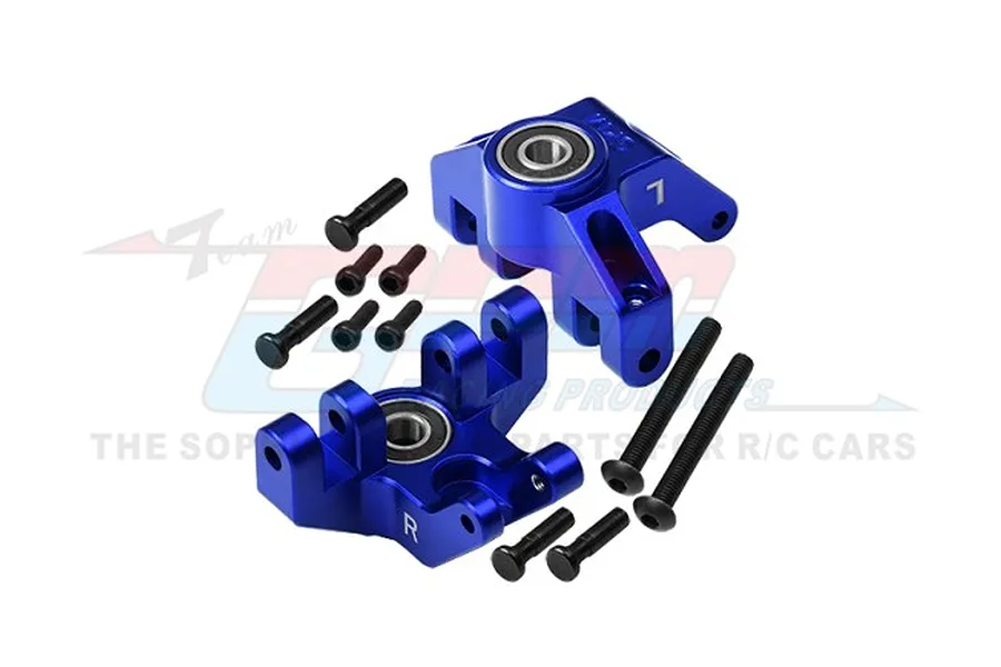 GPM Aluminium Front Spindle Set 2Pcs - Blue image 1