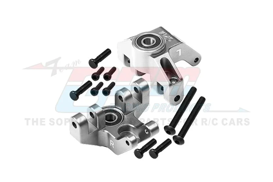 GPM Aluminium Front Spindle Set 2Pcs - Silver image 1