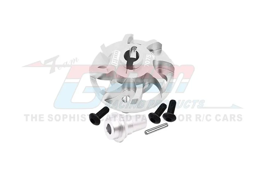 GPM Aluminium Spur Gear Adapter - Silver image 1