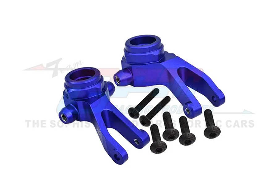 GPM Aluminium Steering Hubs 2Pcs - Blue image 98460