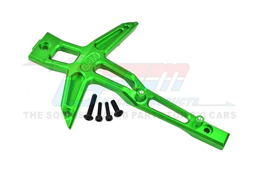 GPM Aluminium Front Chassis Brace - Green image 98489