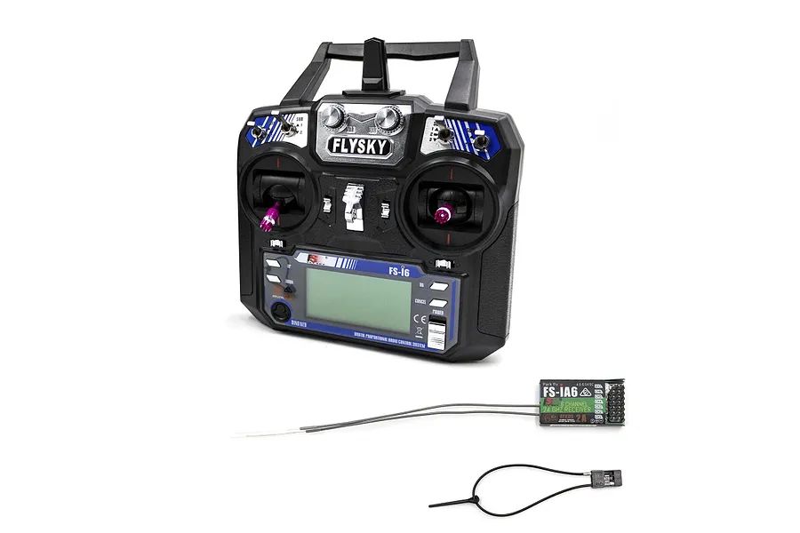 Flysky FS-i6 AFHDS 2A 2.4GHz 6CH RC Radio Transmitter &amp;amp; FS-iA6B image 98660