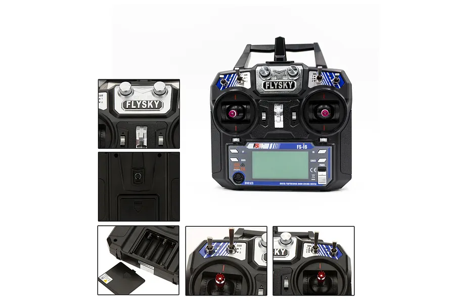 Flysky FS-i6 AFHDS 2A 2.4GHz 6CH RC Radio Transmitter &amp;amp; FS-iA6B image 98661