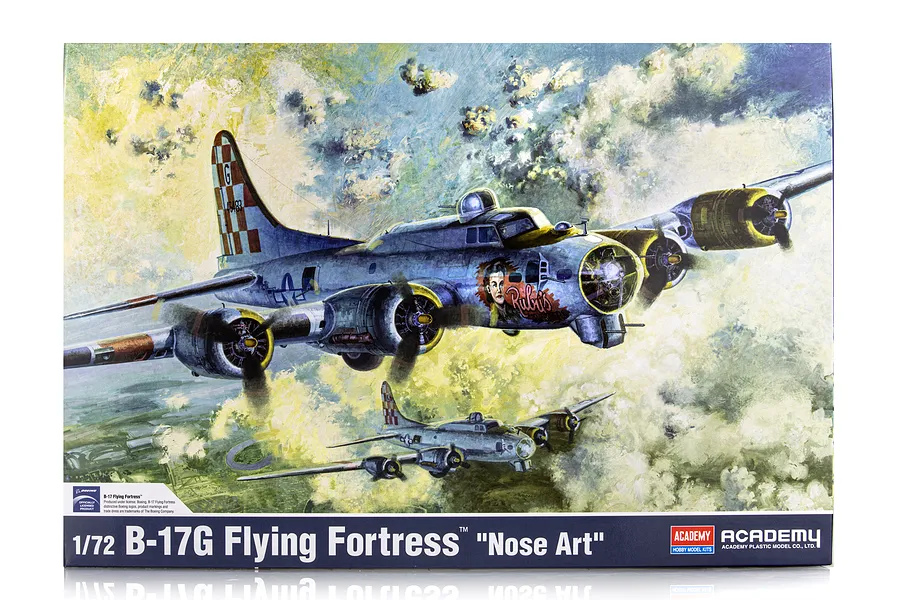 Academy 1/72 B-17G &amp;quot;Nose Art&amp;quot; Plastic Model Kit image 98679