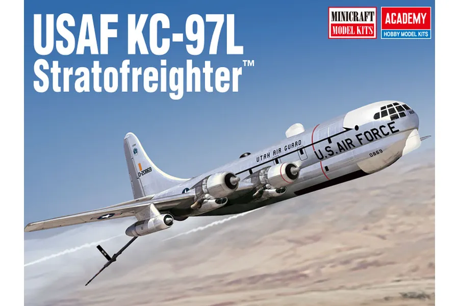 Academy 1/144 USAF KC-97L Stratofreighter Transport Scaled Plastic Model Kit image 98684