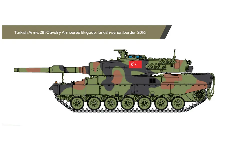 Academy 1/72 German Army Leopard 2A4 Tank Scaled Plastic Model Kit image 5