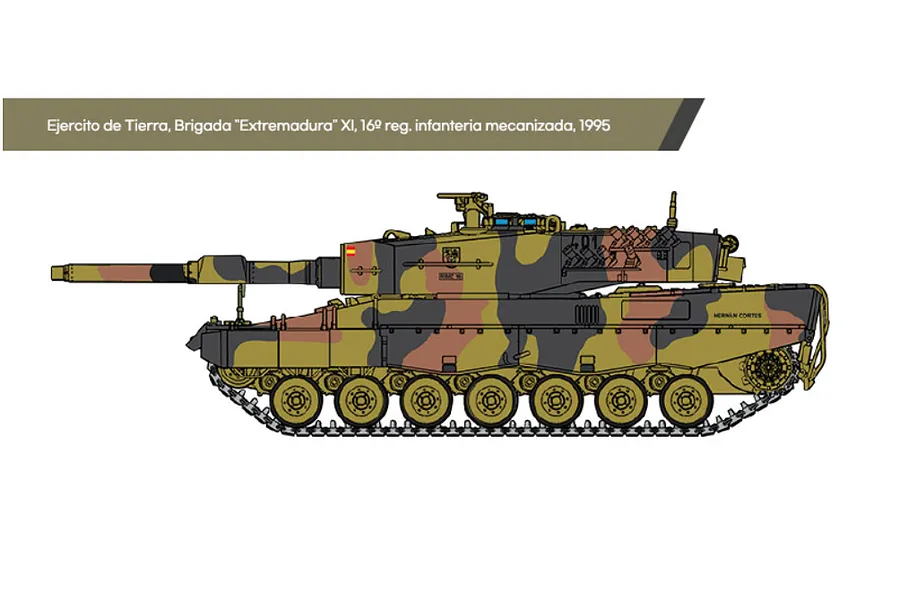 Academy 1/72 German Army Leopard 2A4 Tank Scaled Plastic Model Kit image 8