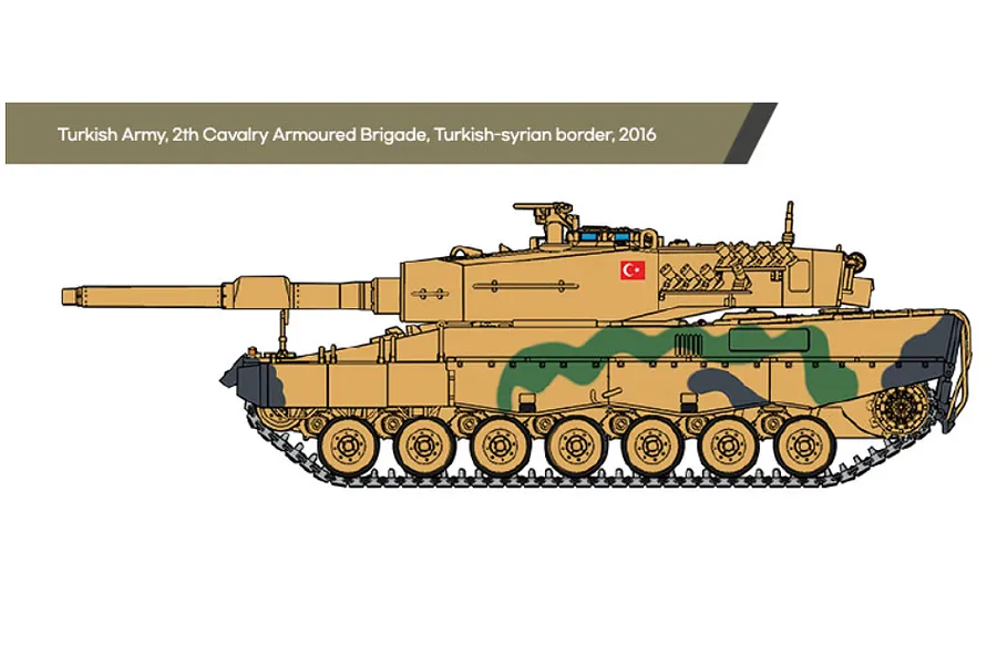 Academy 1/72 German Army Leopard 2A4 Tank Scaled Plastic Model Kit image 9