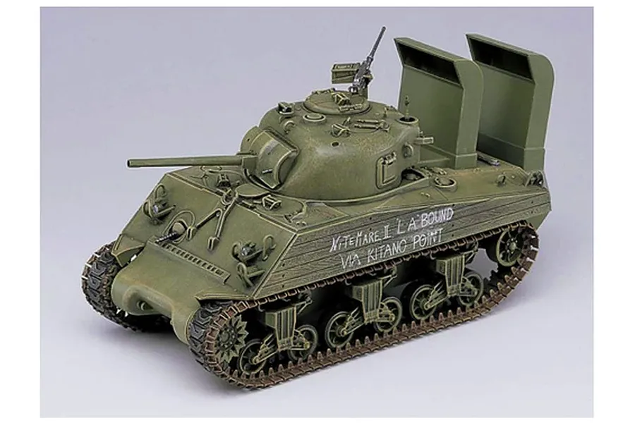 Academy 1/35 USMC M4A2 &amp;quot;Pacific Theater&amp;quot; Tank Scaled Plastic Model Kit image 98720