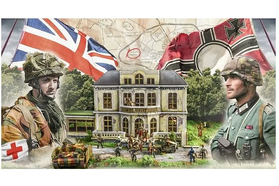 Italeri 1/72 Operation Market Garden Hotel Hartenstein Scaled Plastic Model Set image 98834