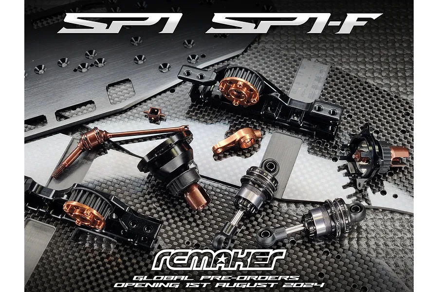 RC Maker SP1 Grand Touring RC Car Electric 4WD 1/10 Scale Kit - Aluminium Version image 98915