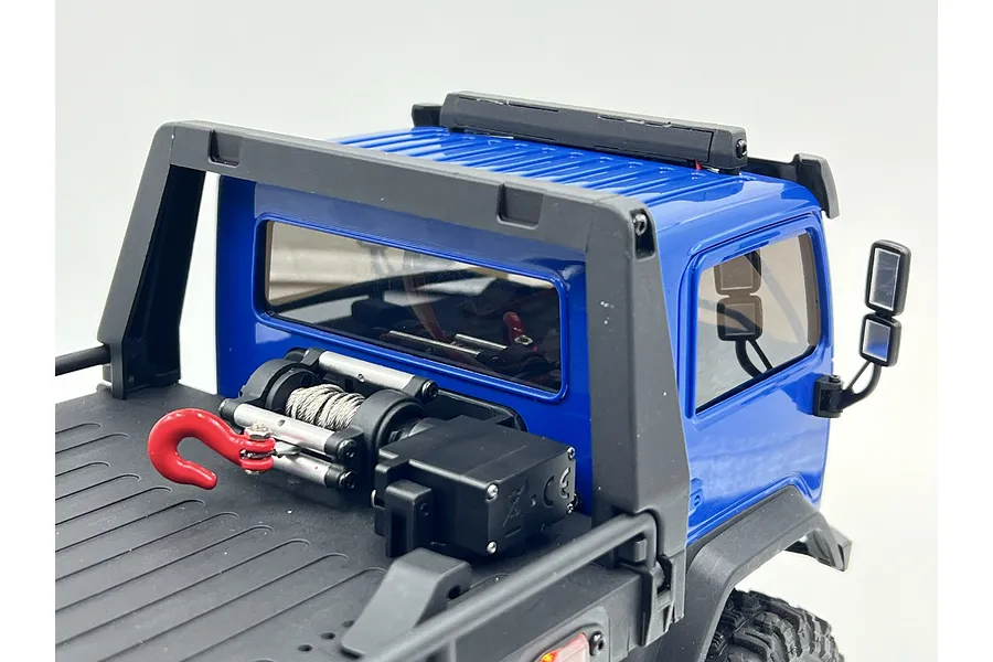 Hobby Plus 1/18 CR-18P 6X6 Flatbed Electric Brushed RTR RC Truck - Blue image 98936