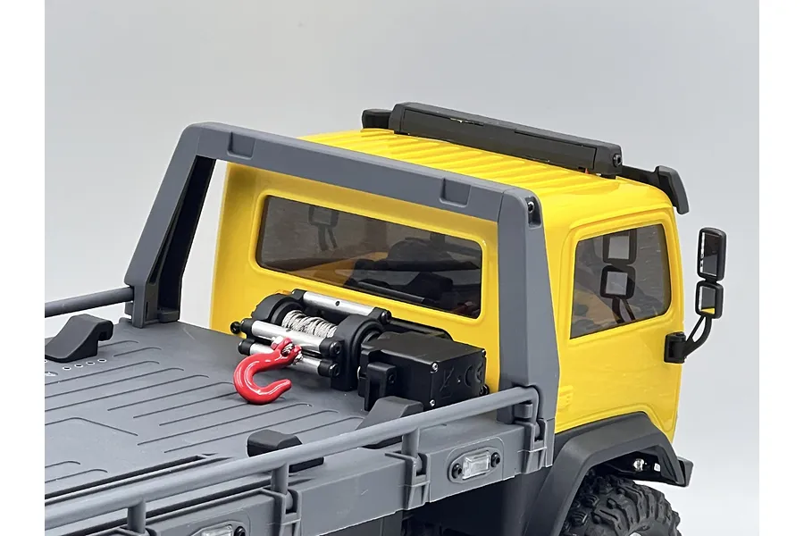 Hobby Plus 1/18 CR-18P 6X6 Flatbed Electric Brushed RTR RC Truck - Yellow image 98947