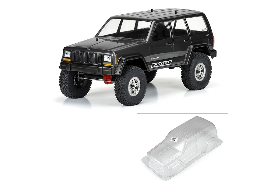 Pro-Line 1/10 2001 Jeep Cherokee Unpainted Body Shell - Clear  image 98954