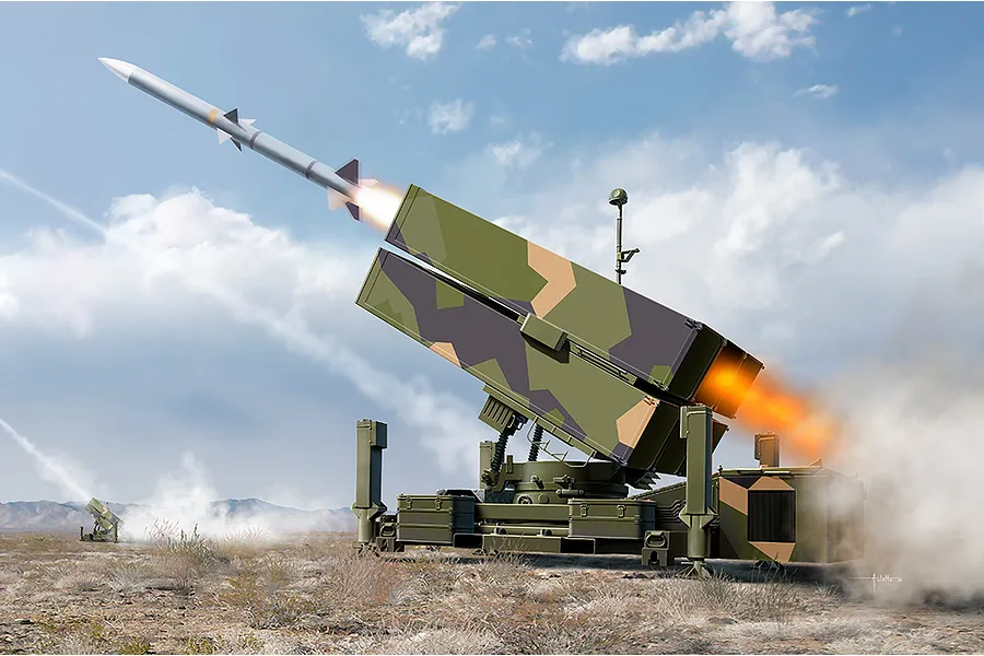 Trumpeter 1/35 Norwegian Advanced Surface-to-Air Missile System (NASAMS) Scaled Plastic Model Kit image 99006