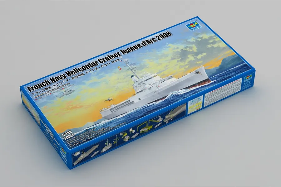 Trumpeter 1/350 Jeanne d’Arc Cruiser Scaled Plastic Model Kit image 99016