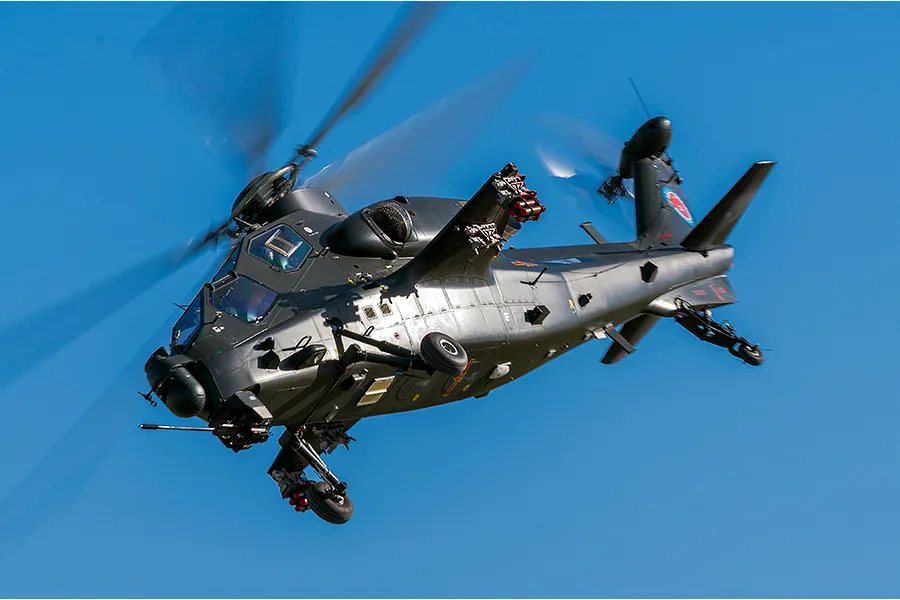 Trumpeter 1/48 Z-10 Attack Helicopter Scaled Plastic Model Kit image 99017