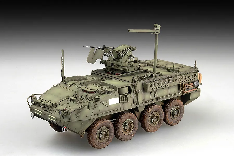 Trumpeter 1/72 US Army M1131 Stryker FSV APC Scaled Plastic Model Kit image 99038