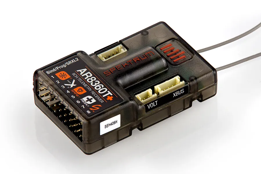 Spektrum AR8360T+ DSMX 8 Channel SAFE &amp;amp; AS3X+ Telemetry Receiver image 99081