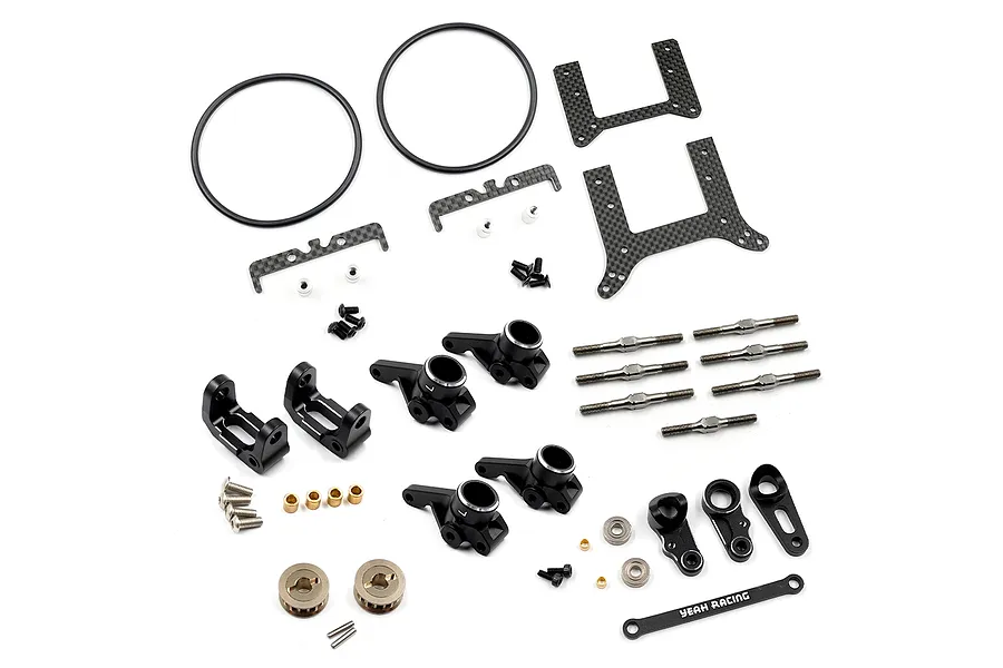 Yeah Racing Aluminium &amp;amp;amp; Carbon Fibre Conversion Kit image 99090