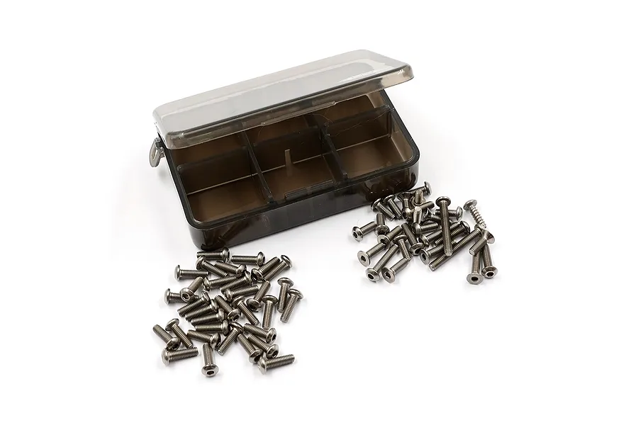 Yeah Racing Tamiya TT-02 Type-SR Complete Titanium Screw Set  image 99104