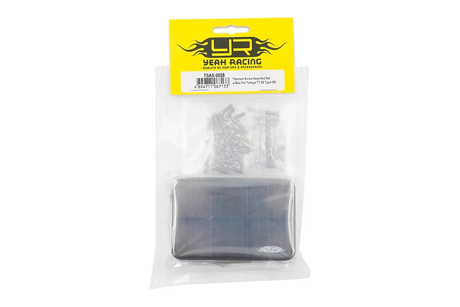 Yeah Racing Tamiya TT-02 Type-SR Complete Titanium Screw Set  image 99105