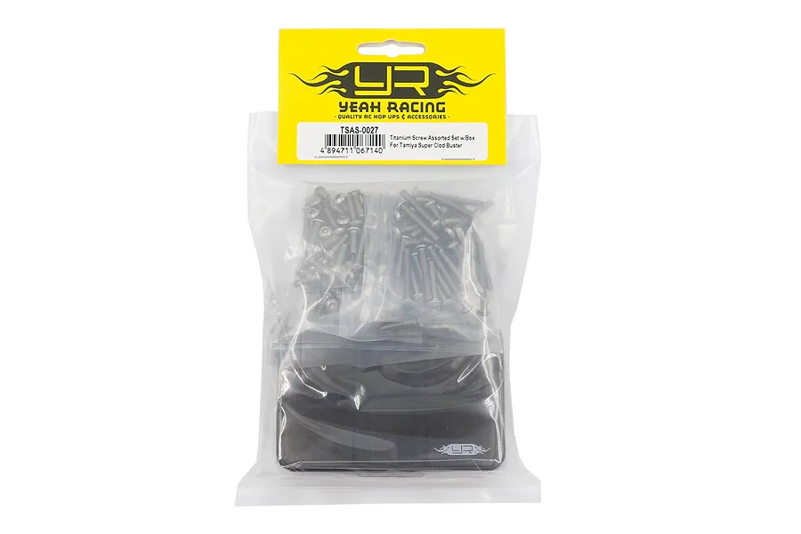 Yeah Racing Tamiya Super Clod Buster Complete Titanium Screw Set  image 99113