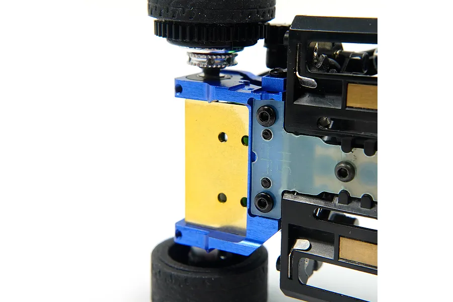 Yeah Racing Aluminium Motor Mount Set - Deep Blue image 2