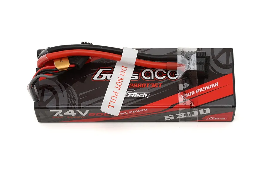Gens Ace G-Tech Smart 7.4V 5300mAh 60C Hard Case LiPo Battery image 99219