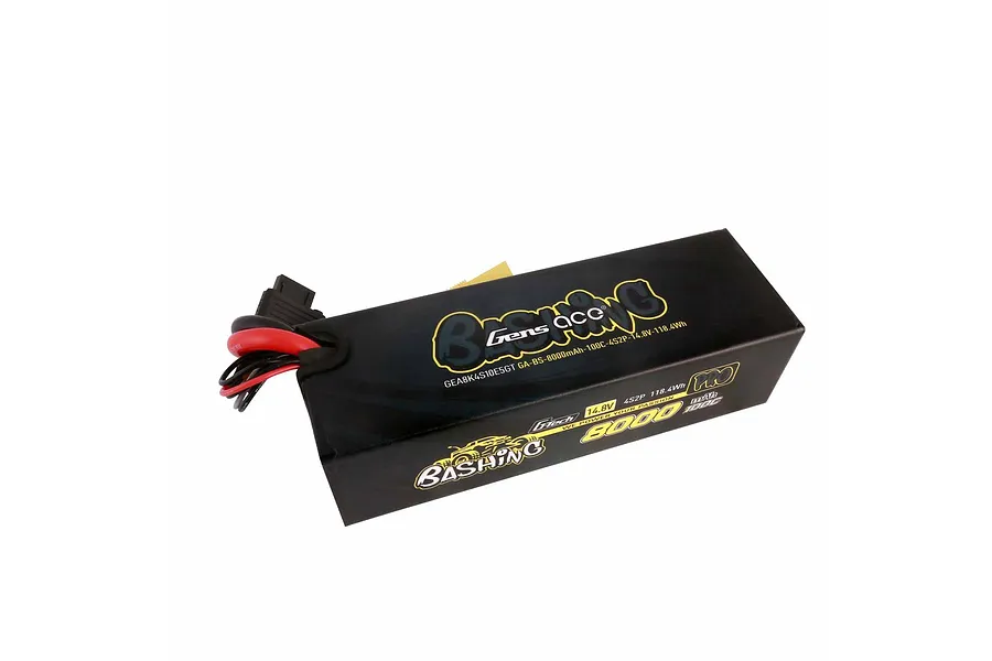 Gens Ace G-Tech Bashing 14.8V 8000mAh 100C Hard Case LiPo Battery  image 99226