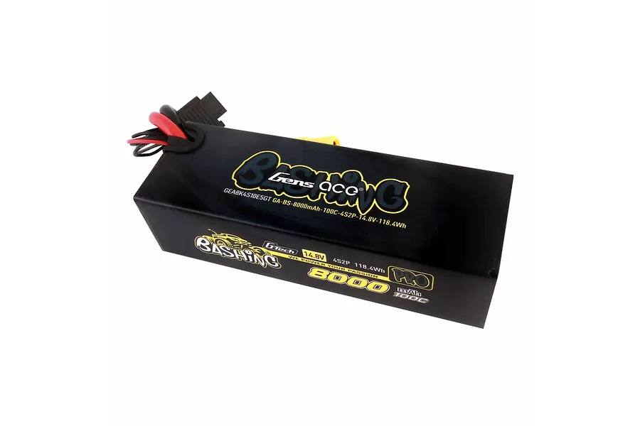 Gens Ace G-Tech Bashing 14.8V 8000mAh 100C Hard Case LiPo Battery  image 99228
