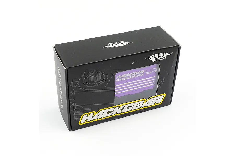 Yeah Racing Aluminium Hackgear Low Profile 14kg 8.4V Brushless Metal Geared Servo -  Purple image 99232