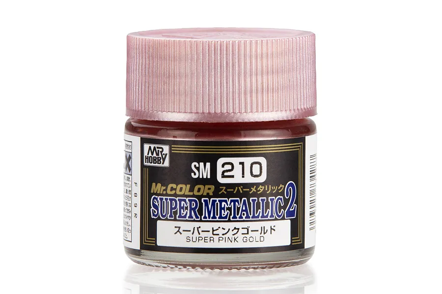 Mr Hobby Super Pink Gold 2 Metallic Paint 10ml image 99288